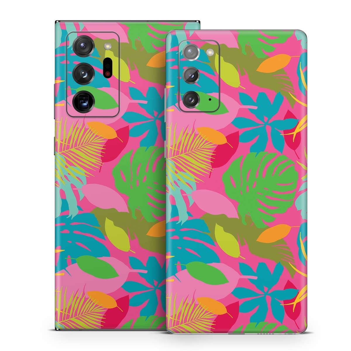 Samsung Galaxy Note 20 Series Skin design of Organism, Pink, Rectangle, Magenta, Aqua, Art, Symmetry, Pattern, Painting, Electric blue, with pink, green, blue, yellow, orange, red colors