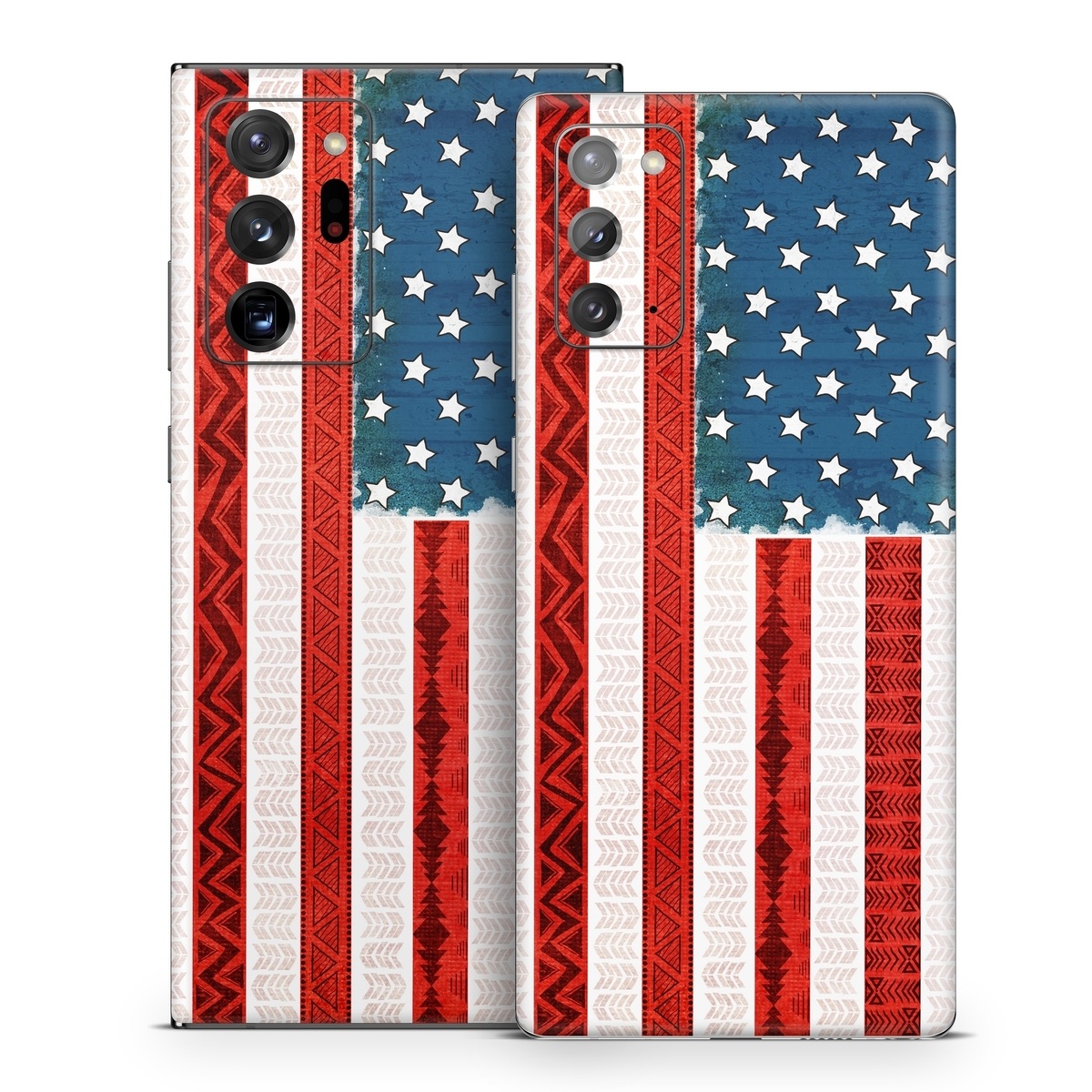 Samsung Galaxy Note 20 Series Skin design of Flag, Flag of the united states, Red, Flag Day (USA), Line, Pattern, Textile, Independence day, Veterans day, Tablecloth, with red, blue, white colors