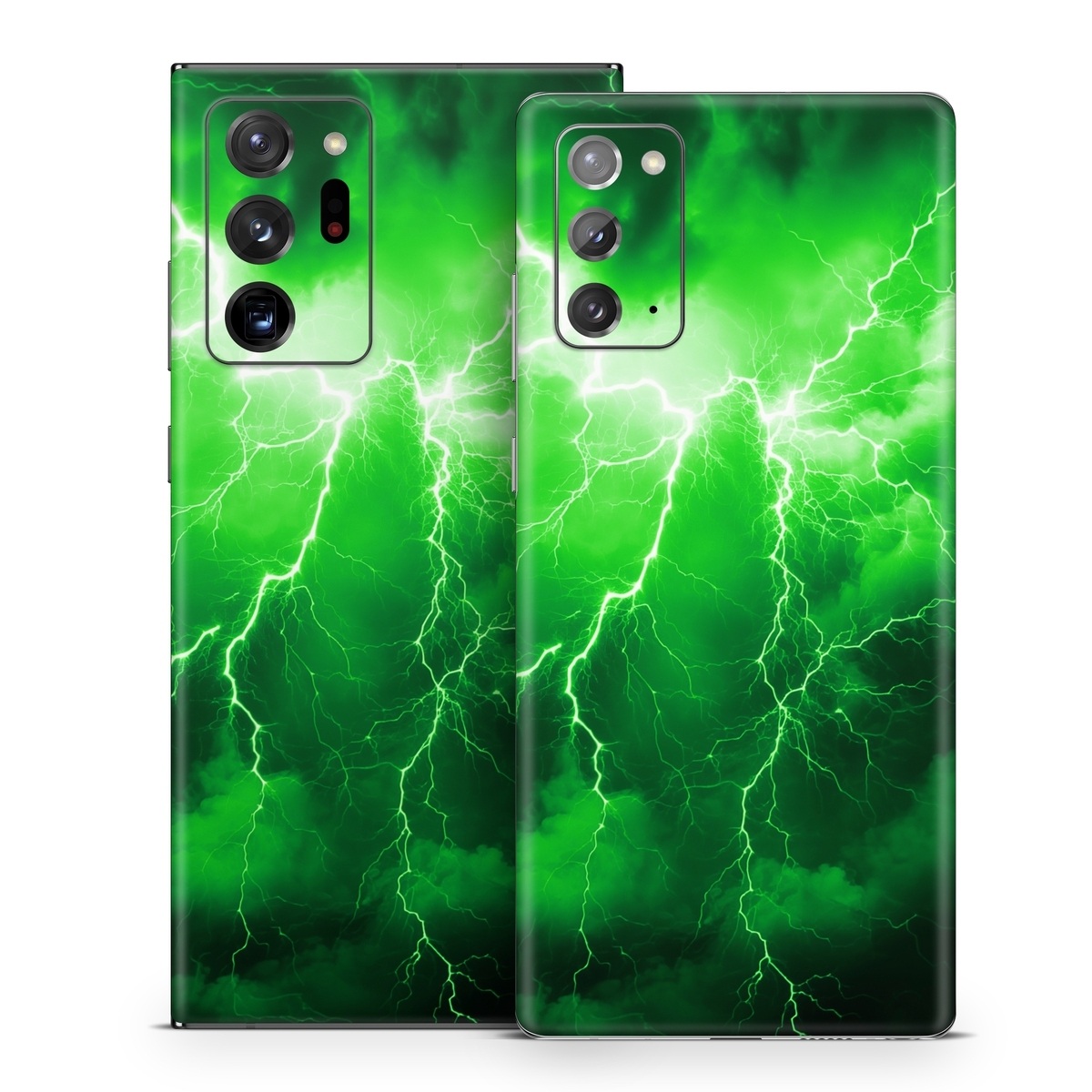  Skin design of Water, Atmosphere, Thunder, Light, Green, Sky, Natural environment, Natural landscape, Electricity, Organism, with black, green colors