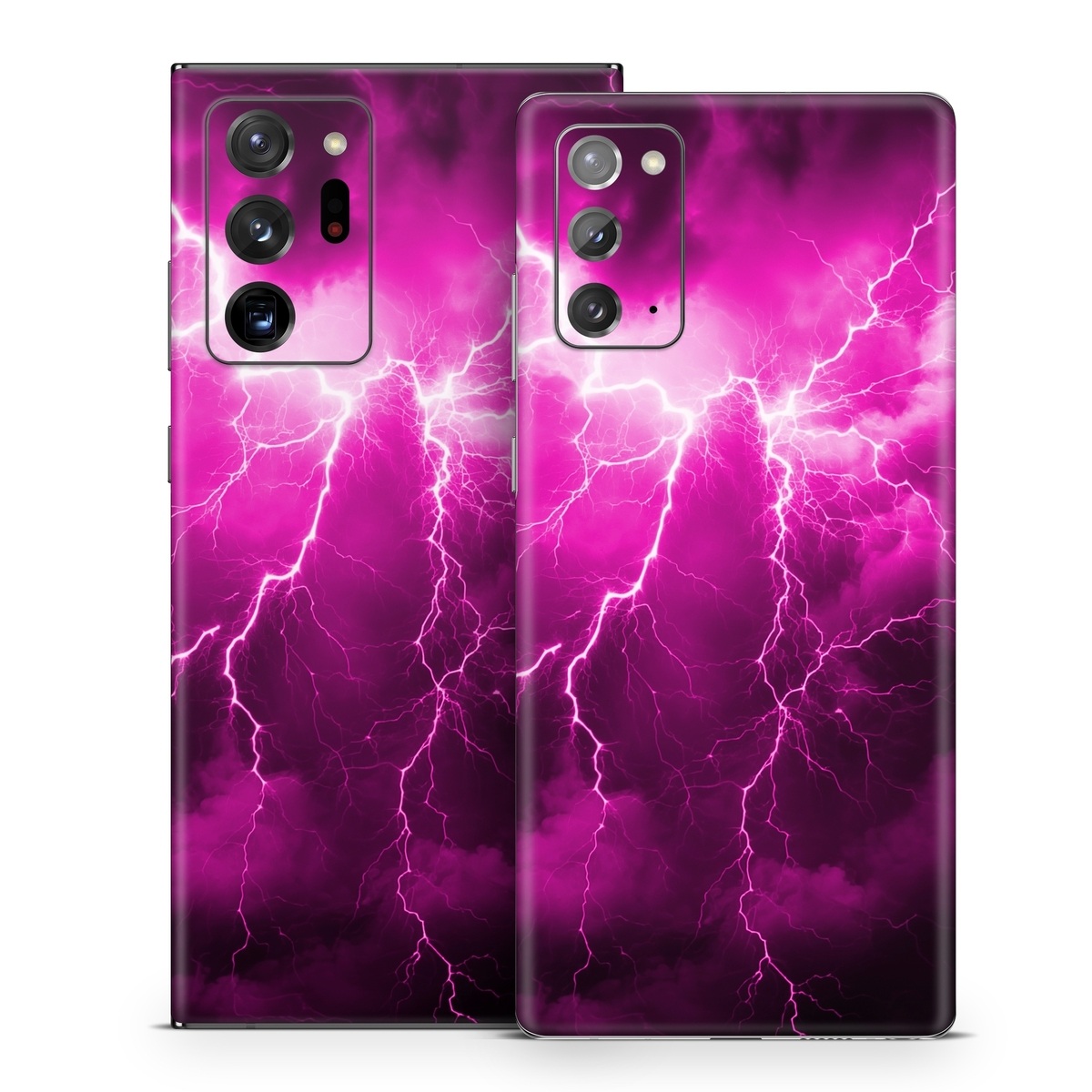  Skin design of Sky, Thunder, Lightning, Thunderstorm, Atmosphere, White, Purple, Light, Nature, Water, with black, pink colors