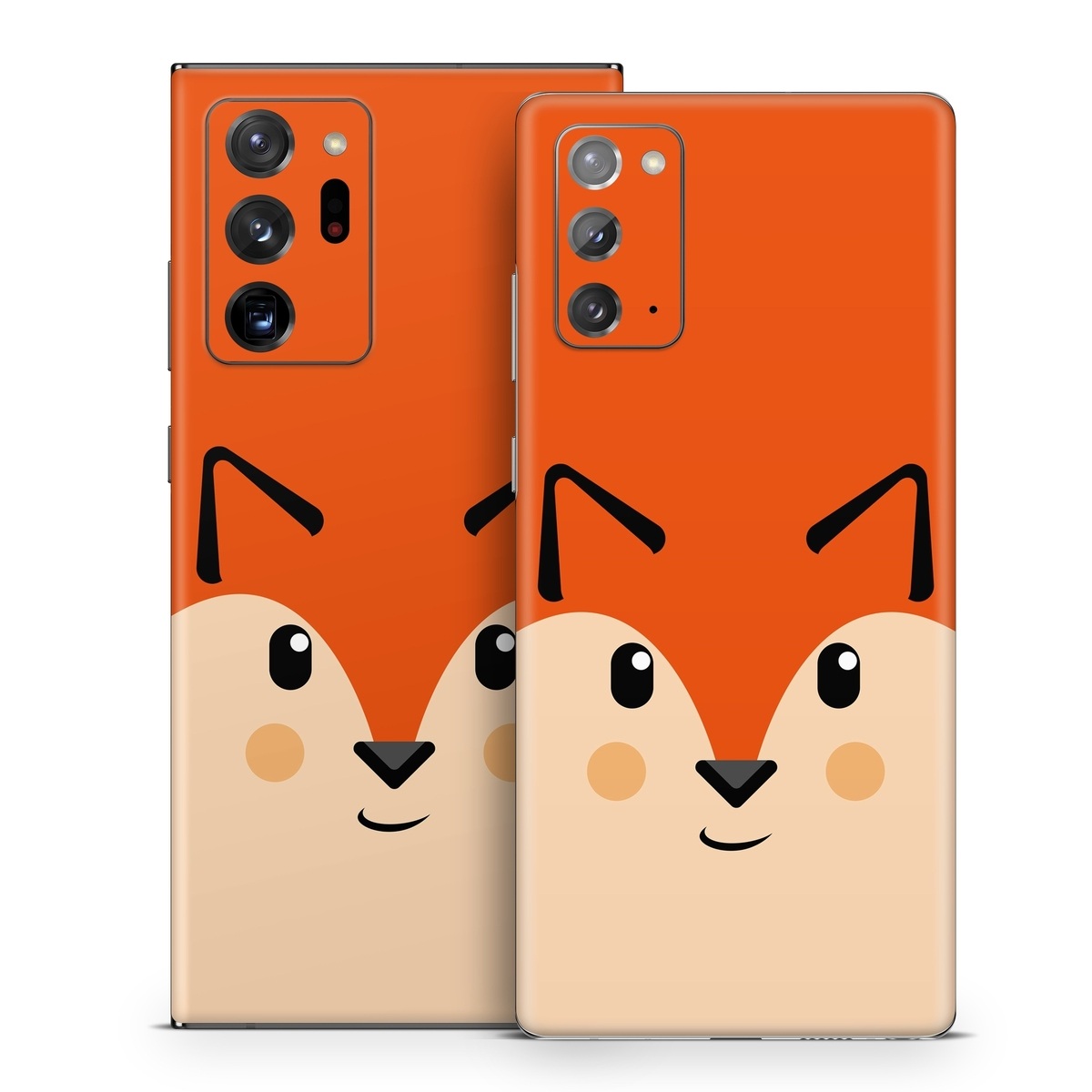 Samsung Galaxy Note 20 Series Skin design of Cartoon, Animated cartoon, Nose, Snout, Illustration, Whiskers, Clip art, Hamster, Animation, Art, with black, red, yellow, orange colors