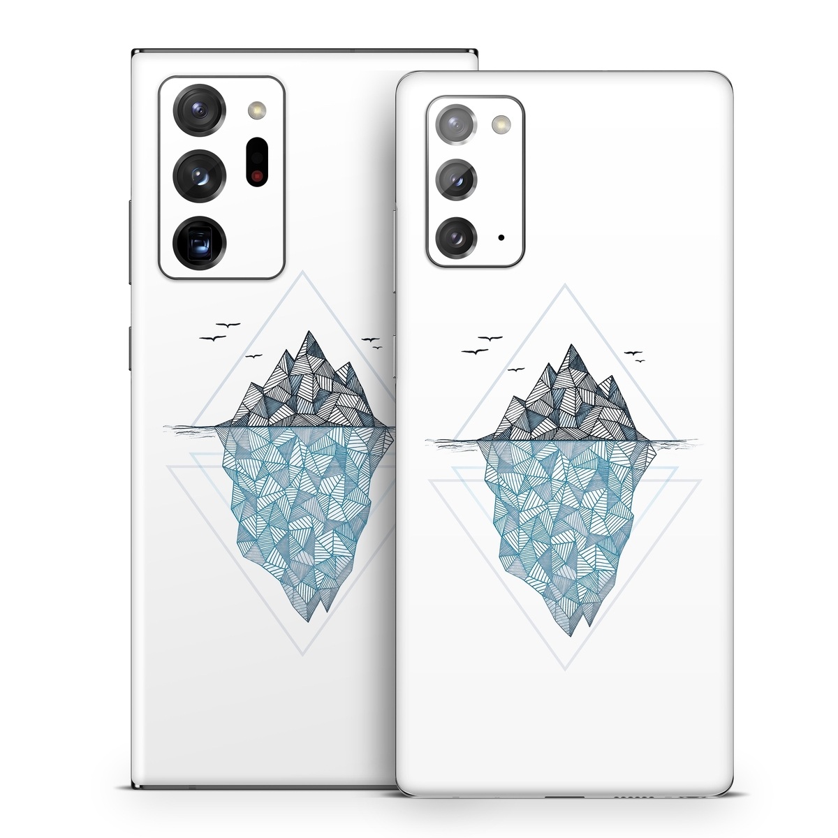 Samsung Galaxy Note 20 Series Skin design of Line, Illustration, Design, Symmetry, Pattern, Triangle, Art, with white, black, gray, blue colors