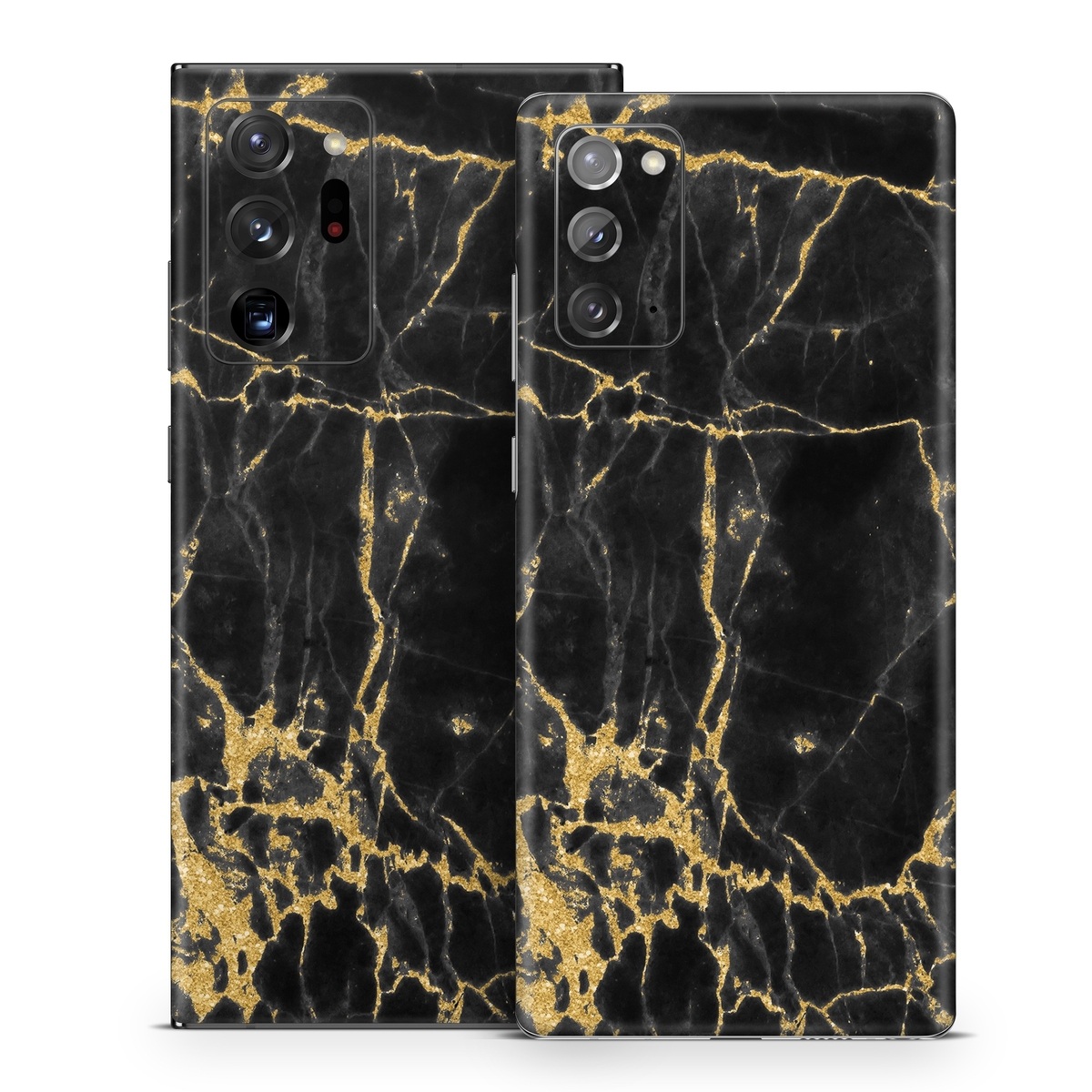 Samsung Galaxy Note 20 Series Skin design of Black, Yellow, Water, Brown, Branch, Leaf, Rock, Tree, Marble, Sky, with black, yellow colors