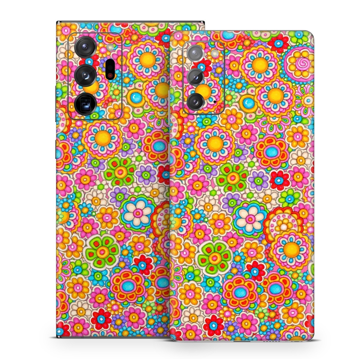 Samsung Galaxy Note 20 Series Skin design of Pattern, Design, Textile, Visual arts, with pink, red, orange, yellow, green, blue, purple colors