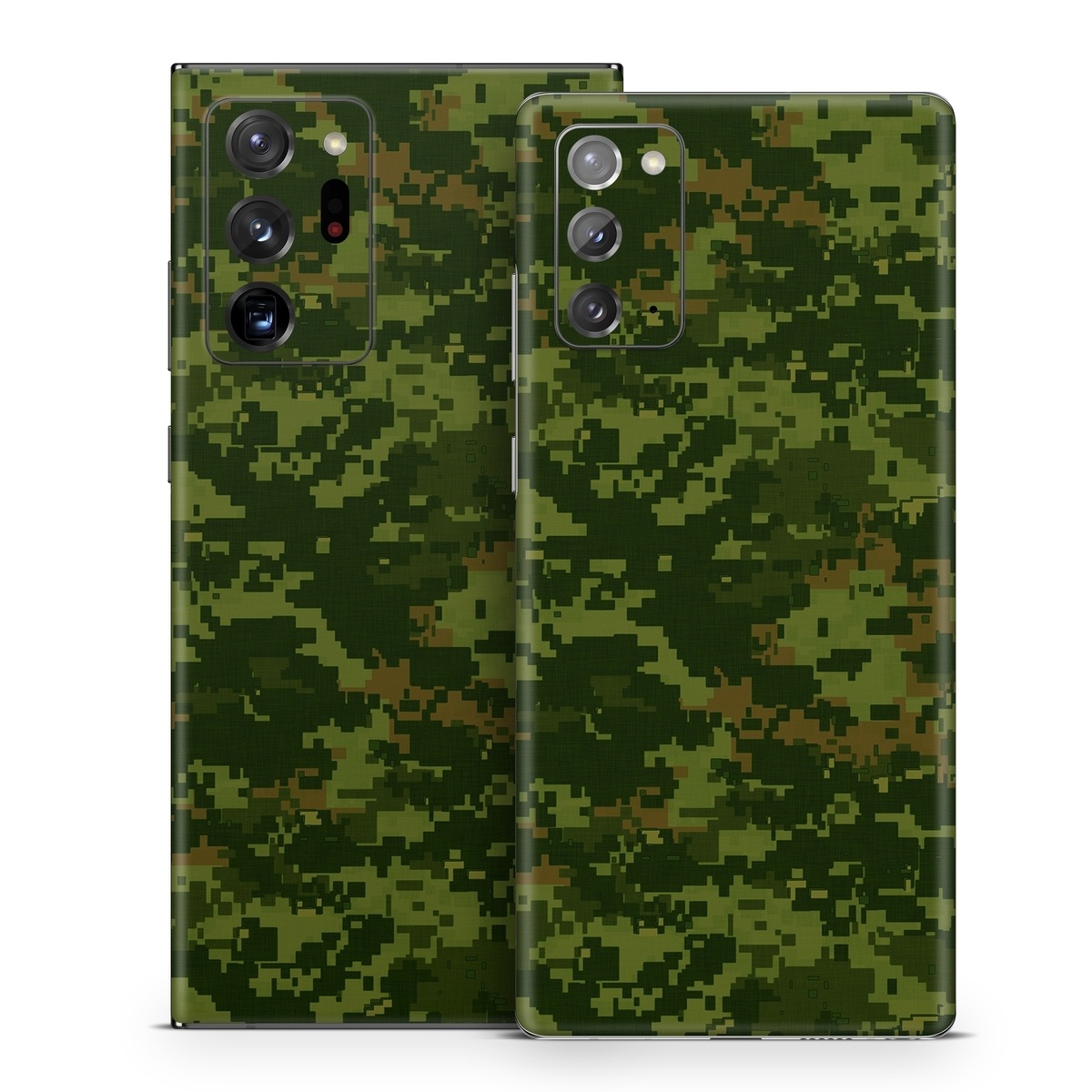 Samsung Galaxy Note 20 Series Skin design of Military camouflage, Green, Pattern, Uniform, Camouflage, Clothing, Design, Leaf, Plant, with green, brown colors
