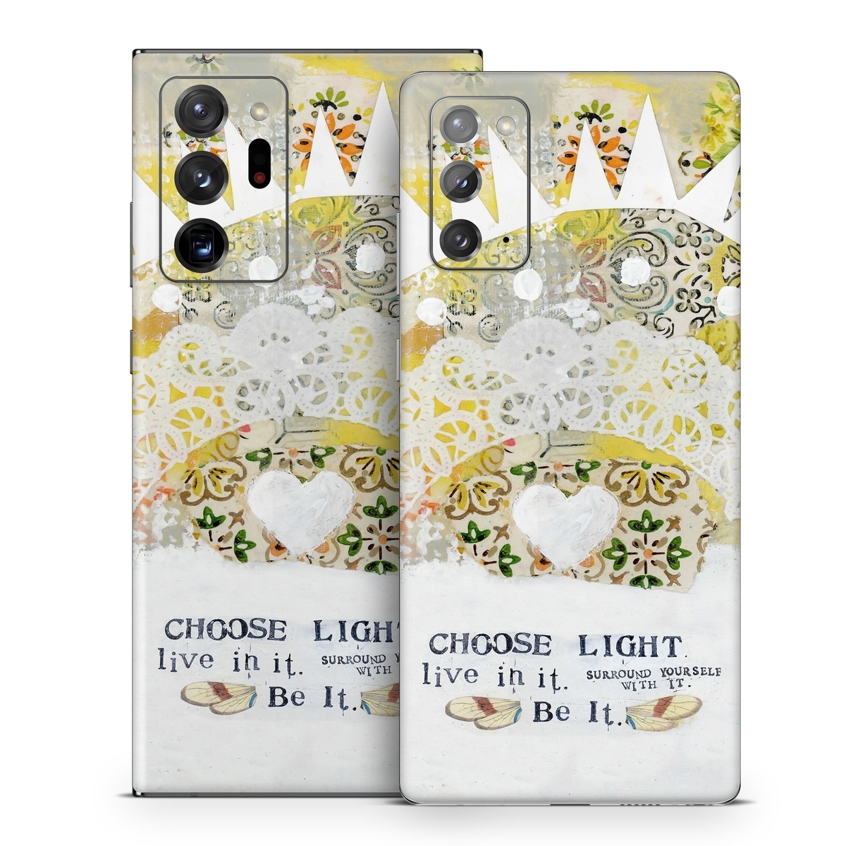 Samsung Galaxy Note 20 Series Skin design of Font, Greeting card, with yellow, white, green, orange, red, black colors