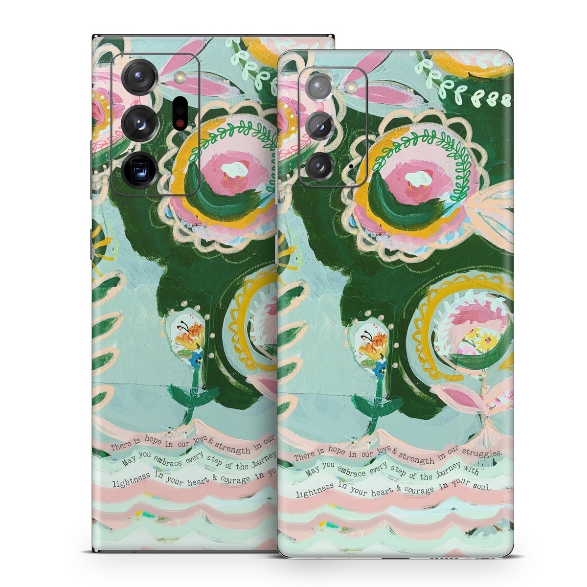 Samsung Galaxy Note 20 Series Skin design of Textile, Art, Font, Creative arts, Pattern, Painting, Circle, Illustration, Motif, Drawing, with blue, green, pink, yellow, orange, black colors