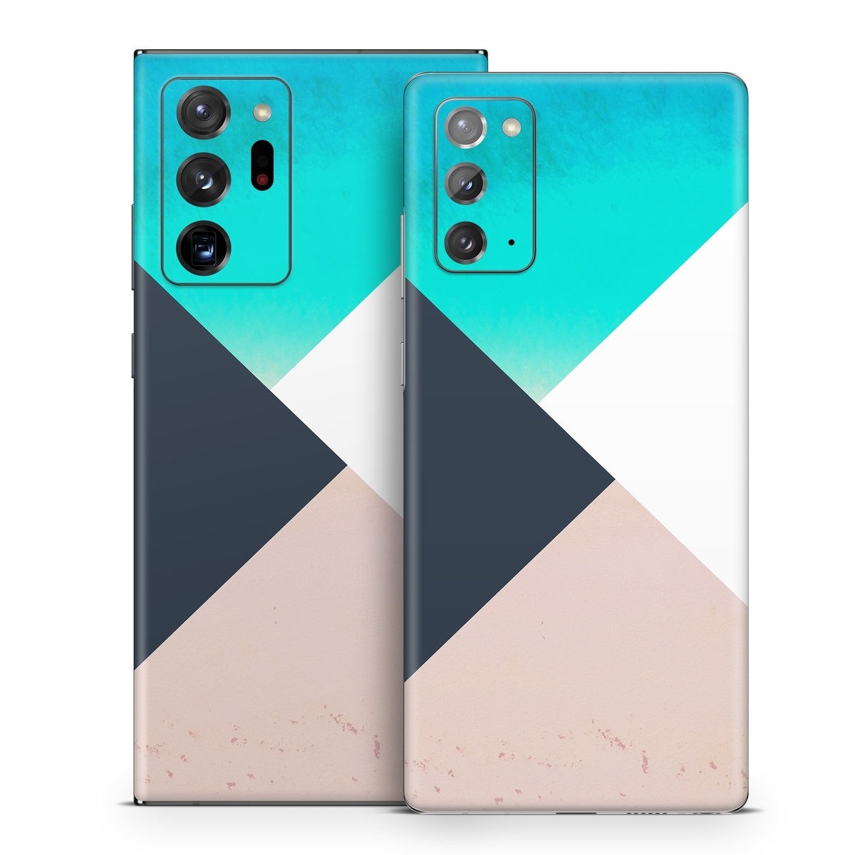 Samsung Galaxy Note 20 Series Skin design of Blue, Turquoise, Aqua, Line, Triangle, Design, Material property, Graphic design, Pattern, Architecture, with black, white, brown, blue colors