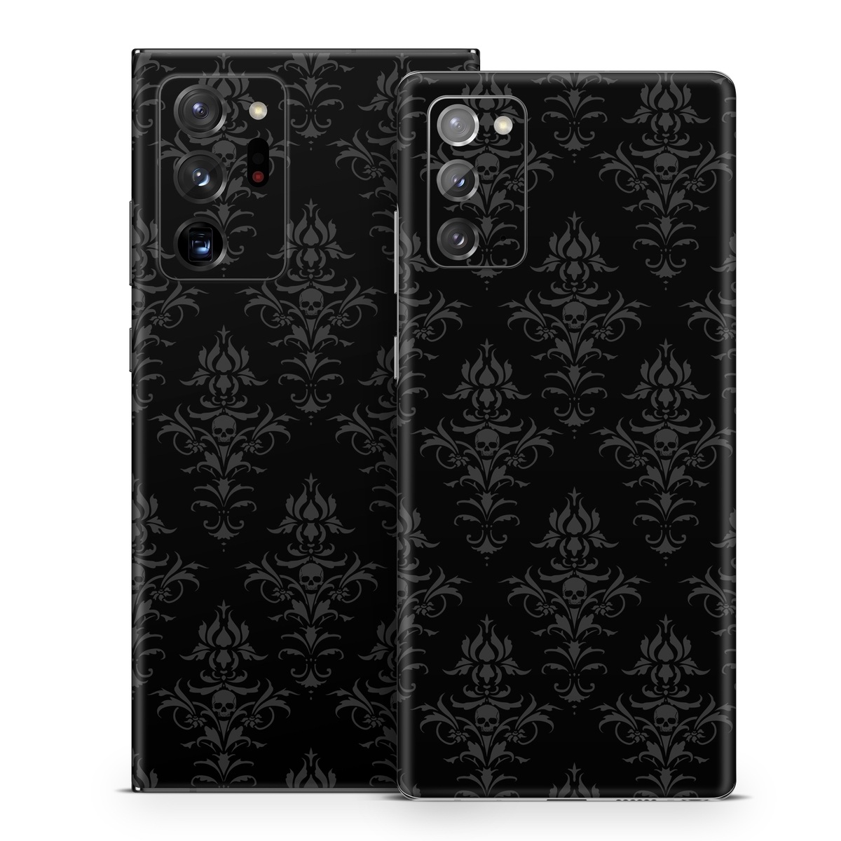 Samsung Galaxy Note 20 Series Skin design of Black, Pattern, Design, Monochrome, Black-and-white, Darkness, Monochrome photography, Symmetry, with black, gray colors