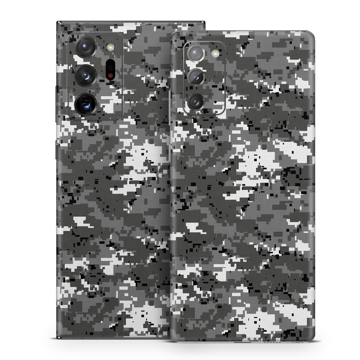 Samsung Galaxy Note 20 Series Skin design of Military camouflage, Pattern, Camouflage, Design, Uniform, Metal, Black-and-white, with black, gray colors
