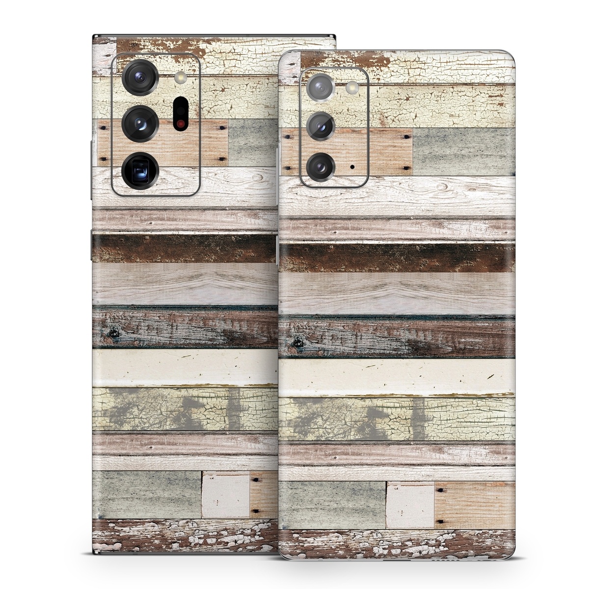 Samsung Galaxy Note 20 Series Skin design of Wood, Wall, Plank, Line, Lumber, Wood stain, Beige, Parallel, Hardwood, Pattern, with brown, white, gray, yellow colors
