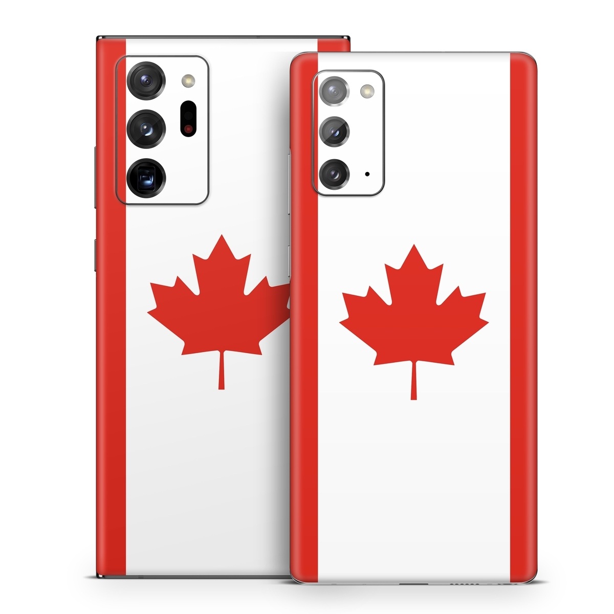 Samsung Galaxy Note 20 Series Skin design of Red, Maple leaf, Tree, Leaf, Woody plant, Flag, Plant, Plane, Red flag, Maple, with red, white colors