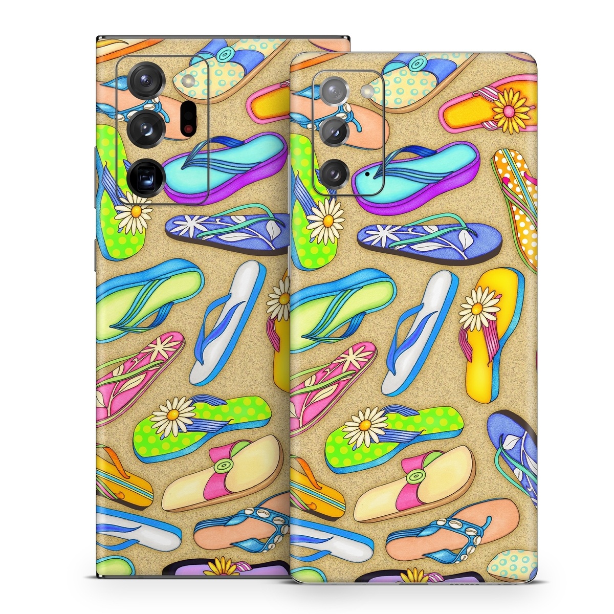 Samsung Galaxy Note 20 Series Skin design of Pattern, Design, Visual arts, Footwear, Art, with gray, green, blue, pink, purple, orange colors