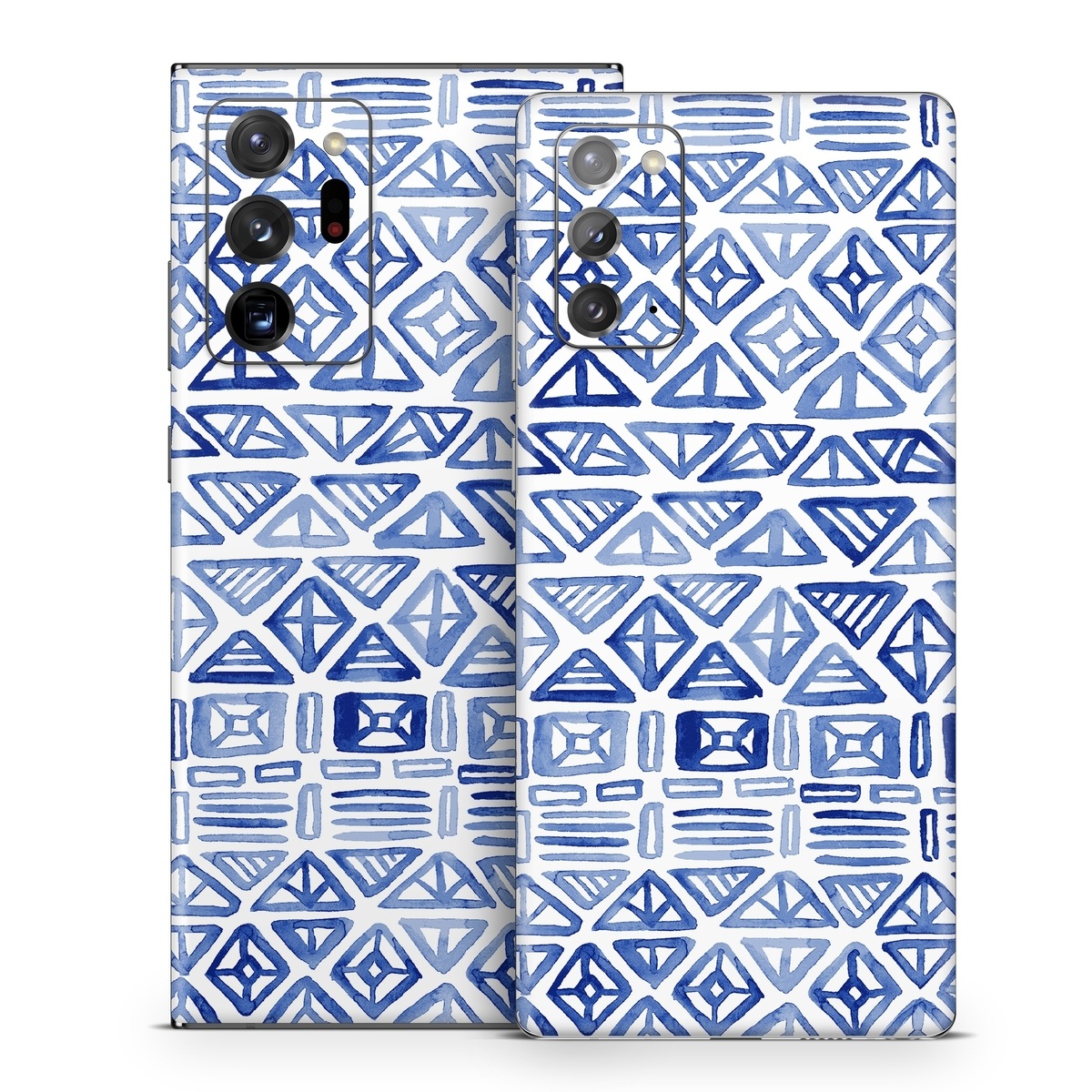 Samsung Galaxy Note 20 Series Skin design of Pattern, Line, Design, Symmetry, Visual arts, Parallel, with white, blue colors