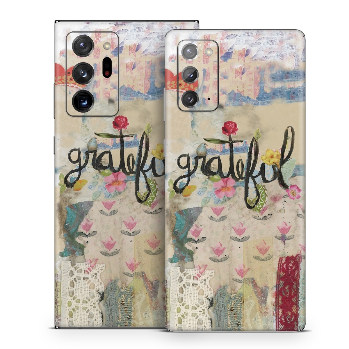 Samsung Galaxy Note 20 Series Skin design of Pink, Art, Modern art, Font, Textile, Illustration, Plant, Pattern, Flower, Still life, with red, blue, black, green, pink, yellow, brown colors