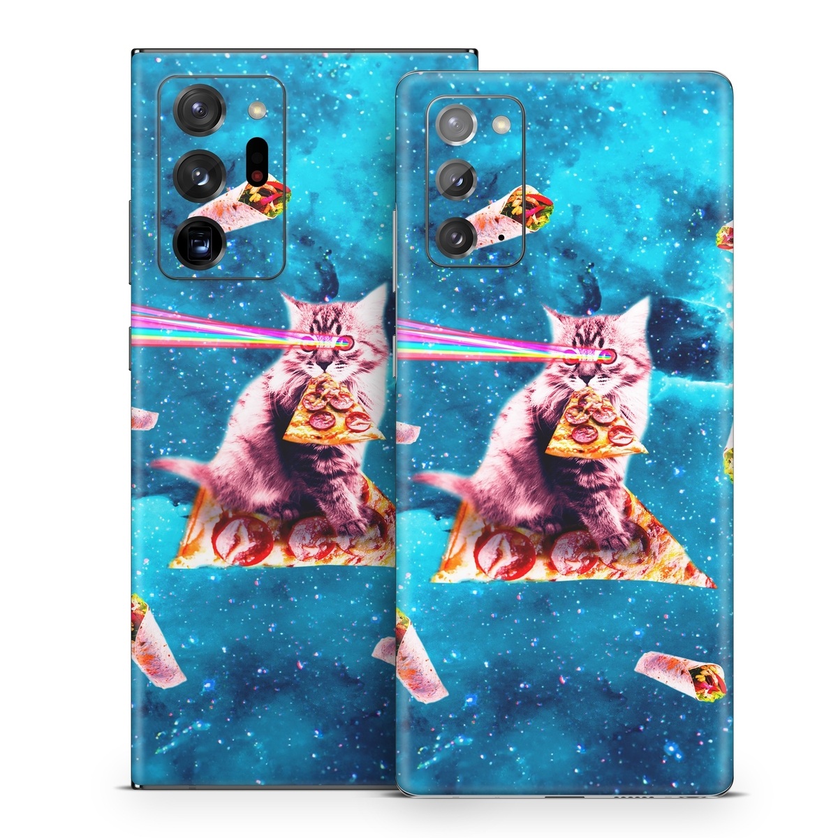 Samsung Galaxy Note 20 Series Skin design of Illustration, Organism, Graphic design, Art, Space, Fictional character, Extreme sport, Graphics, with blue, white, gray, yellow, red, orange colors