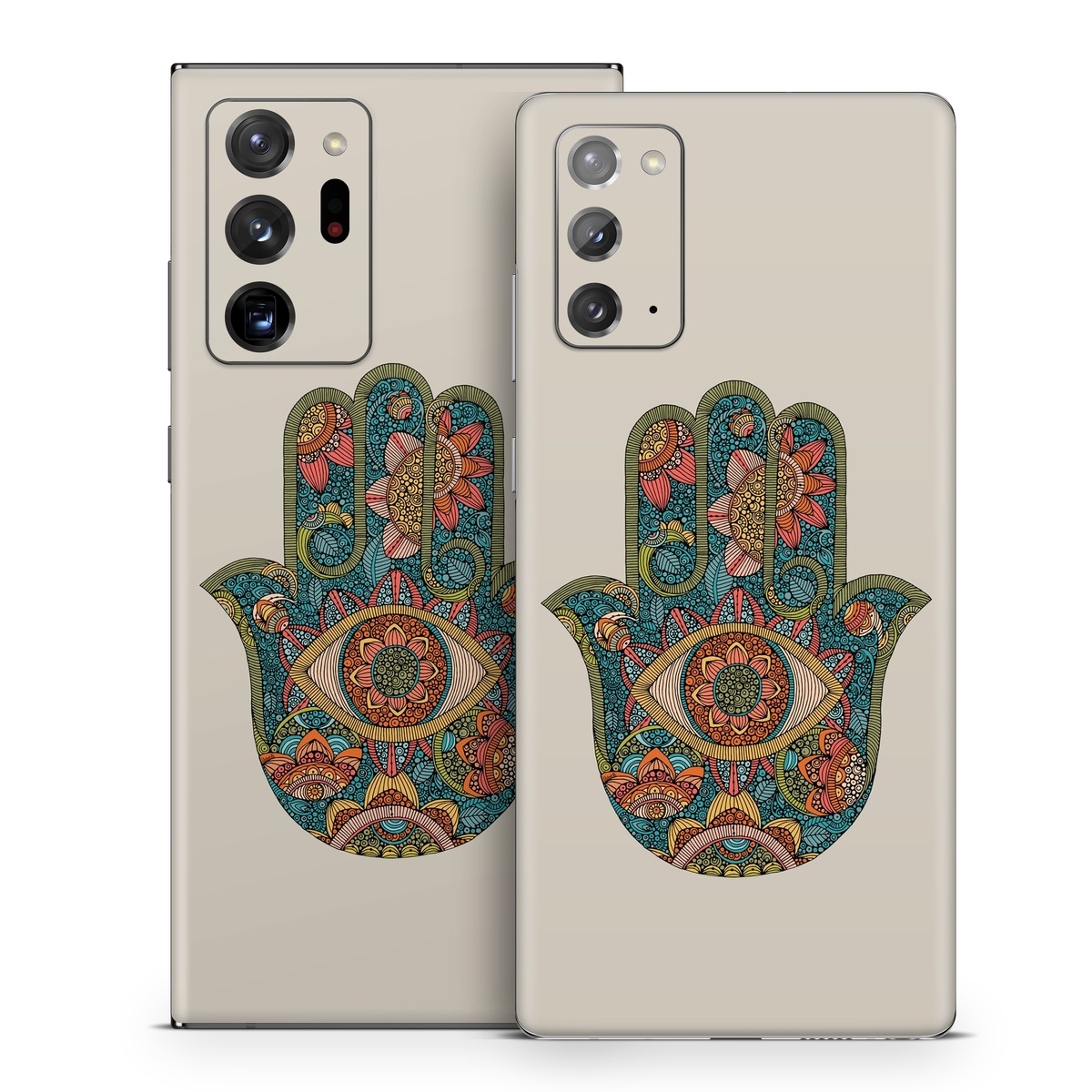 Samsung Galaxy Note 20 Series Skin design of Art, Pattern, Symmetry, Circle, Font, Visual arts, Illustration, Painting, Symbol, Drawing, with blue, red, yellow, orange, green colors