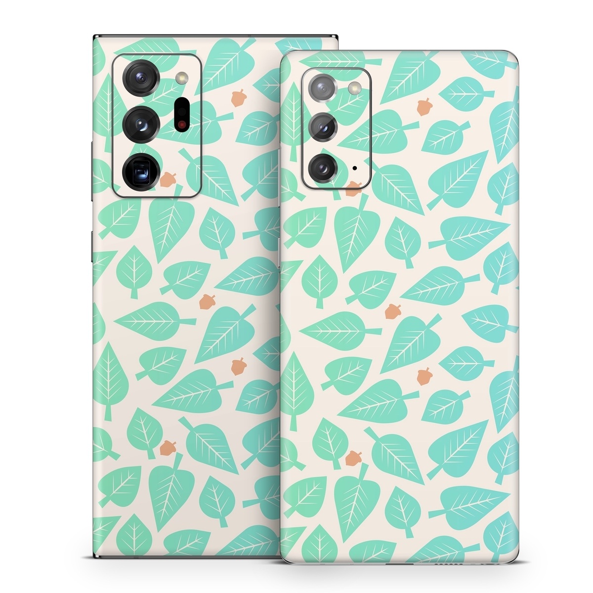 Samsung Galaxy Note 20 Series Skin design of Aqua, Pattern, Turquoise, Teal, Wrapping paper, Design, Wallpaper, with yellow, green, orange colors