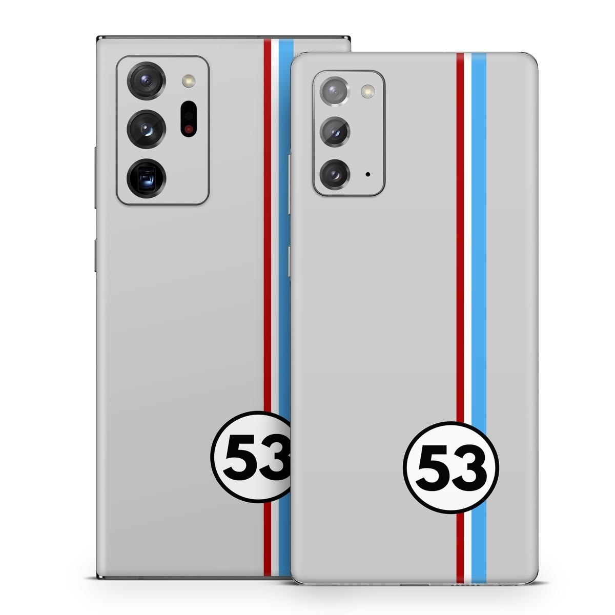 Samsung Galaxy Note 20 Series Skin design of Line, Sign, Games, with gray, blue, red, white, black colors