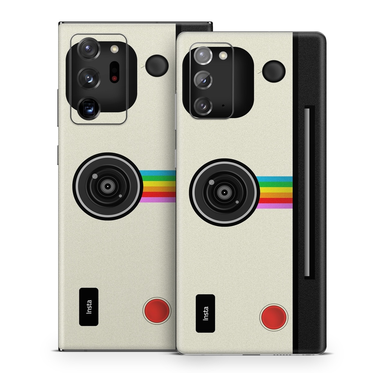 Samsung Galaxy Note 20 Series Skin design of Cameras & optics, Camera, Technology, Circle, Electronic device, Electronics, Colorfulness, with gray, black, red colors