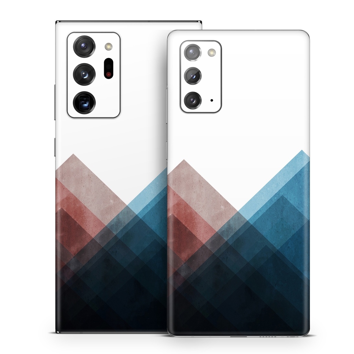 Samsung Galaxy Note 20 Series Skin design of Blue, Red, Sky, Pink, Line, Architecture, Font, Graphic design, Colorfulness, Illustration, with red, pink, blue colors