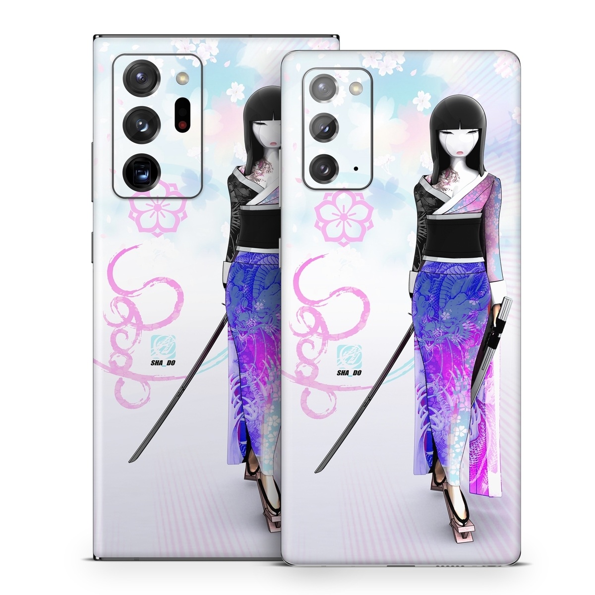 Samsung Galaxy Note 20 Series Skin design of Clothing, Fashion illustration, Fashion model, Pink, Fashion, Purple, Fashion design, Dress, Barbie, Illustration, with white, pink, purple, black, blue colors
