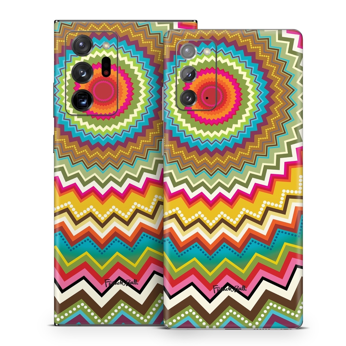 Samsung Galaxy Note 20 Series Skin design of Colorfulness, Textile, Art, Creative arts, Triangle, Rectangle, Symmetry, Circle, Pattern, Tints and shades, with red, orange, yellow, pink, green, white, black, blue, brown colors