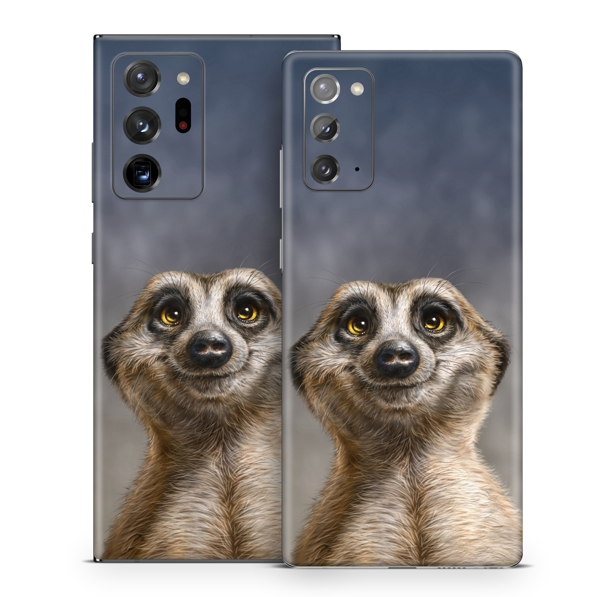 Samsung Galaxy Note 20 Series Skin design of Face, Head, Eye, Eyelash, Human body, Carnivore, Iris, Terrestrial animal, Whiskers, Snout, with white, gray, brown, yellow, black, blue colors