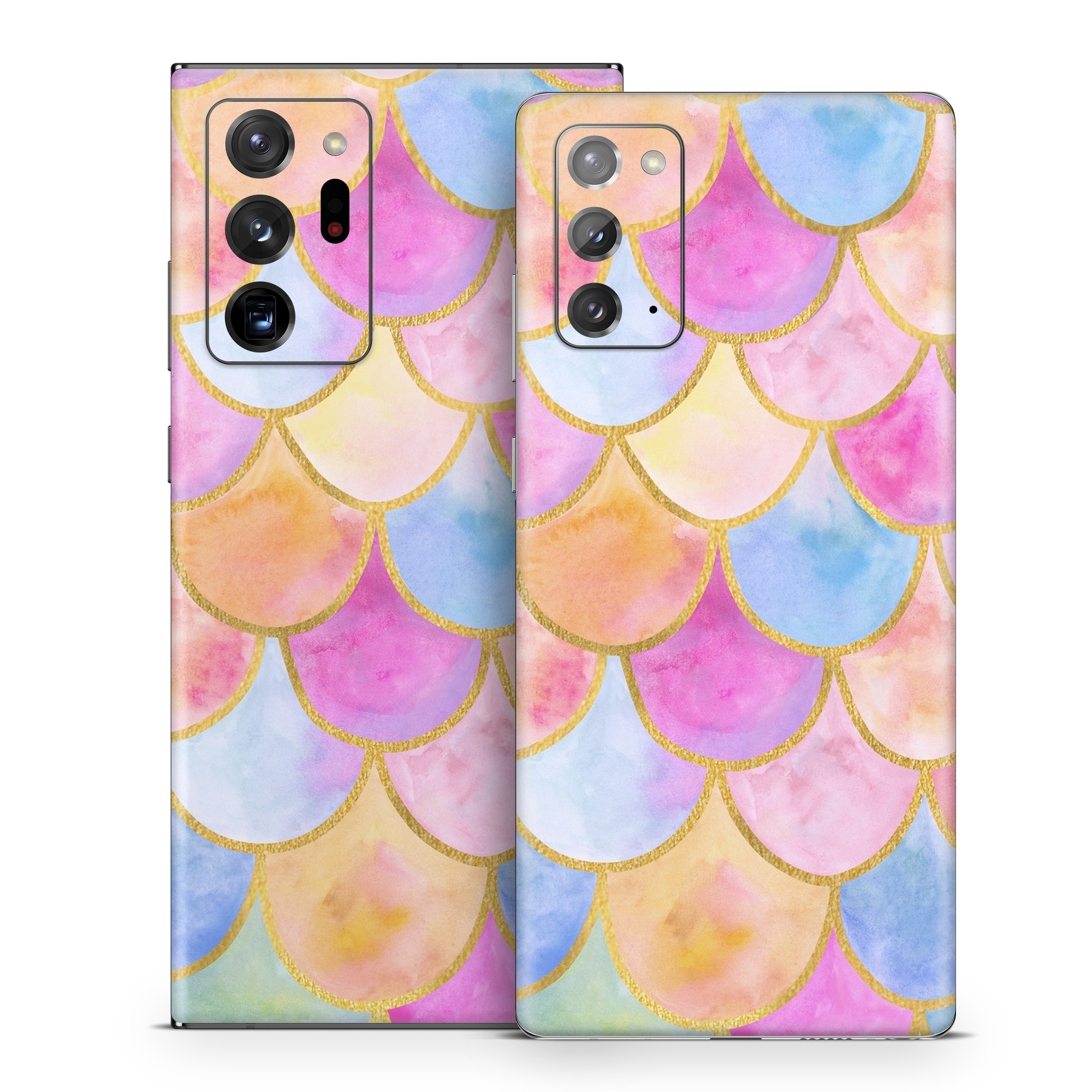 Samsung Galaxy Note 20 Series Skin design of Colorfulness, Natural material, Pink, Art, Line, Magenta, Red, Creative arts, Circle, Pattern, with pink, purple, blue, orange, yellow, white colors