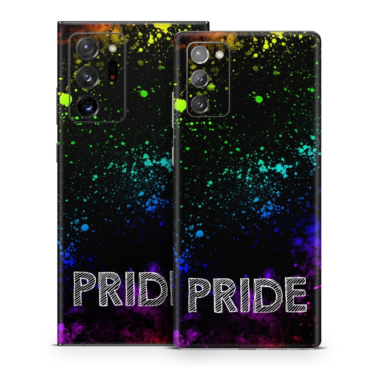 Samsung Galaxy Note 20 Series Skin design of Green, Text, Graphic design, Font, Graphics, Design, Illustration, Space, Visual effect lighting, Circle, with black, white, blue, purple, green, yellow, orange, red colors