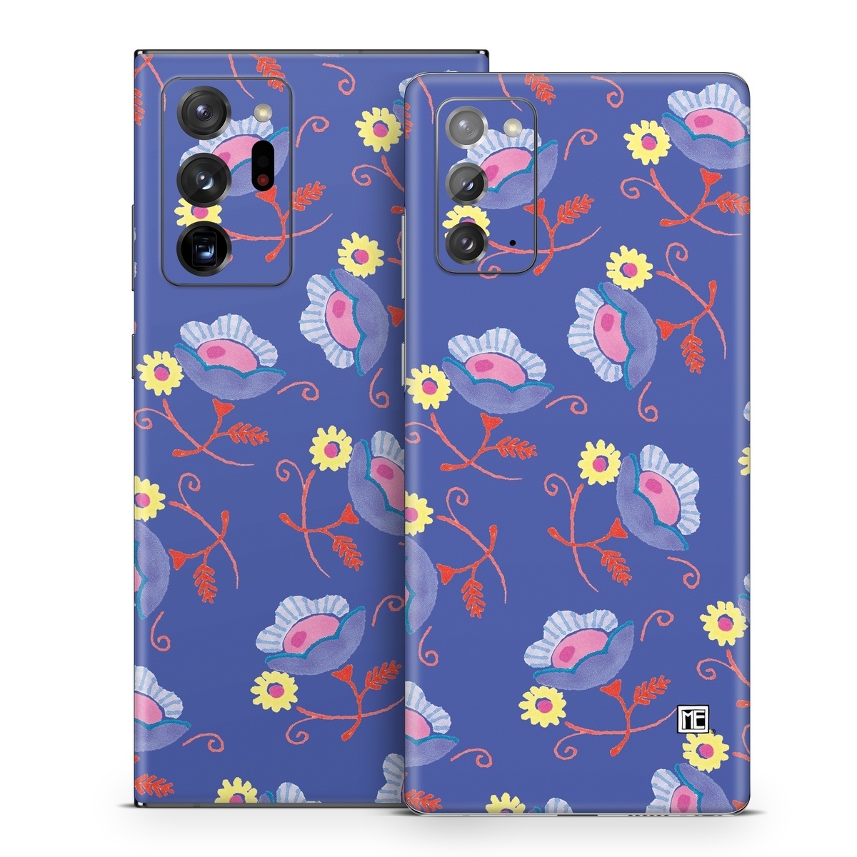 Samsung Galaxy Note 20 Series Skin design of Azure, Textile, Rectangle, Art, Aqua, Painting, Pattern, Electric blue, Font, Visual arts, with purple, red, yellow, pink colors