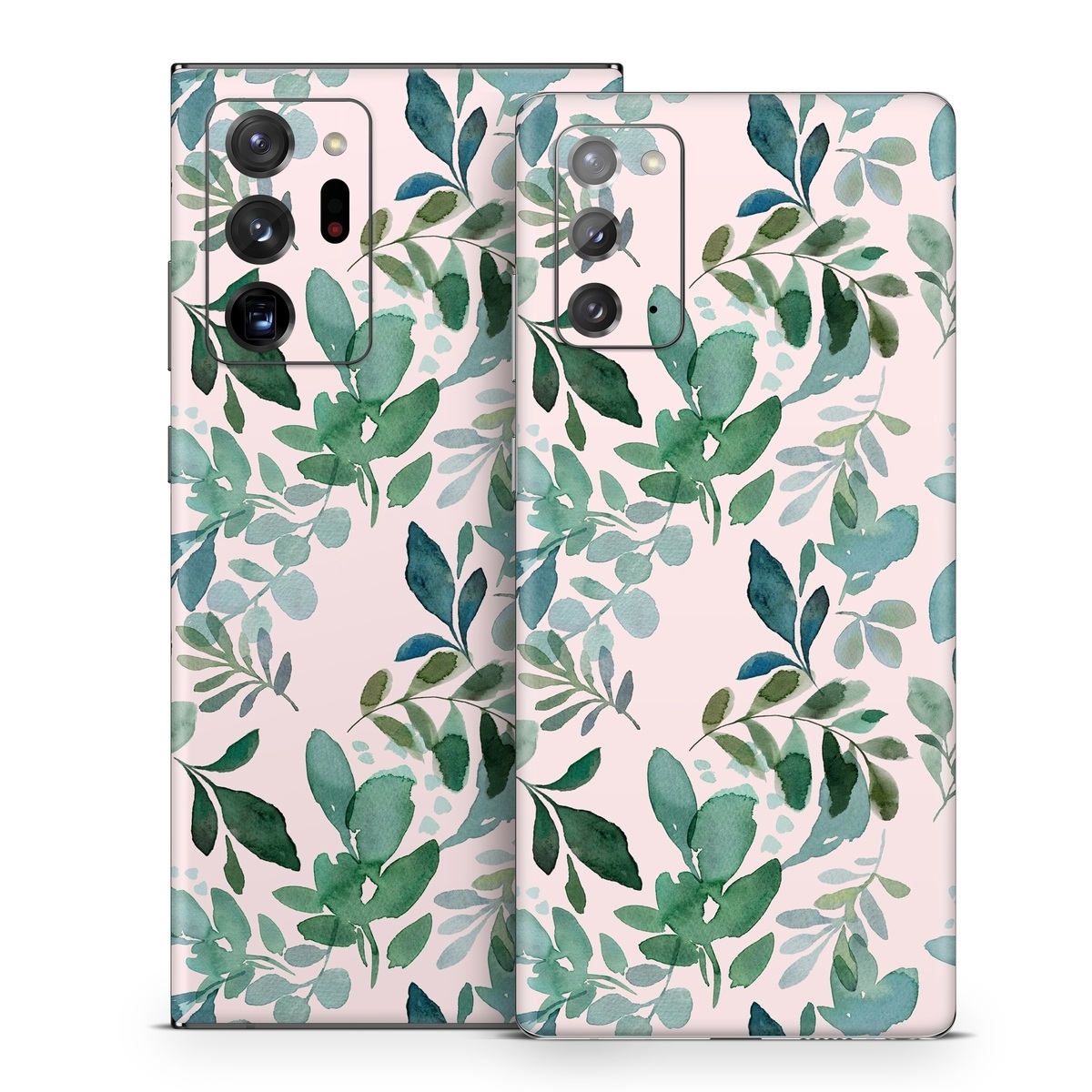 Samsung Galaxy Note 20 Series Skin design of Pattern, Green, Leaf, Design, Plant, Tree, Military camouflage, with white, green, blue colors