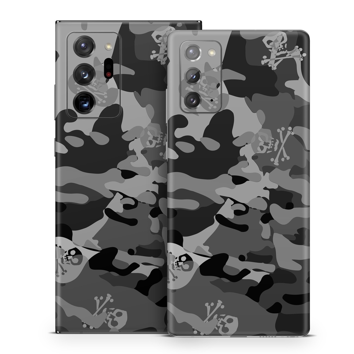 Samsung Galaxy Note 20 Series Skin design of Military camouflage, Pattern, Design, Camouflage, Illustration, Uniform, Black-and-white, Wallpaper, Art, with black, gray colors