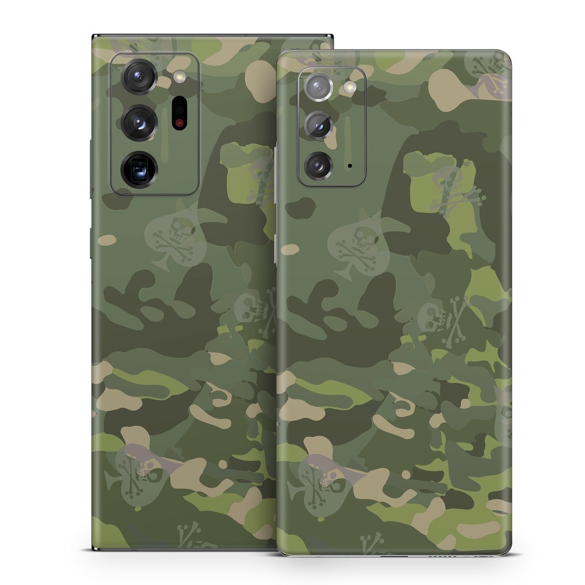 Samsung Galaxy Note 20 Series Skin design of Military camouflage, Pattern, Camouflage, Uniform, Clothing, Green, Design, Leaf, Plant, Illustration, with green, brown colors