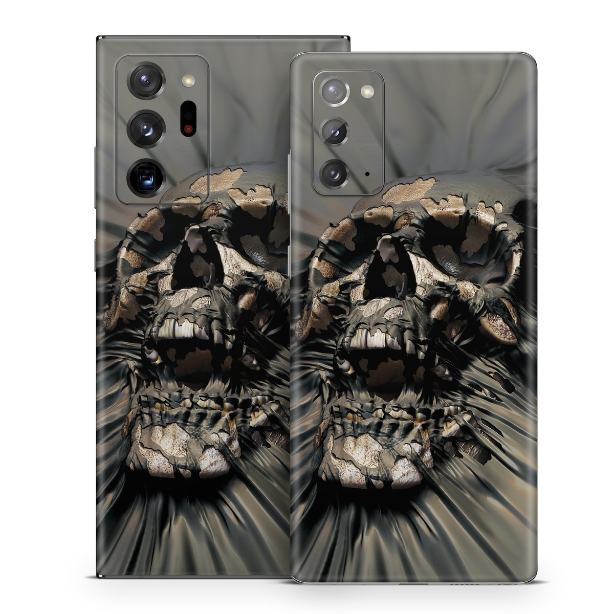 Samsung Galaxy Note 20 Series Skin design of Cg artwork, Fictional character, Illustration, Demon, Fiction, Supervillain, Mythology, Art, with black, green, gray, red colors