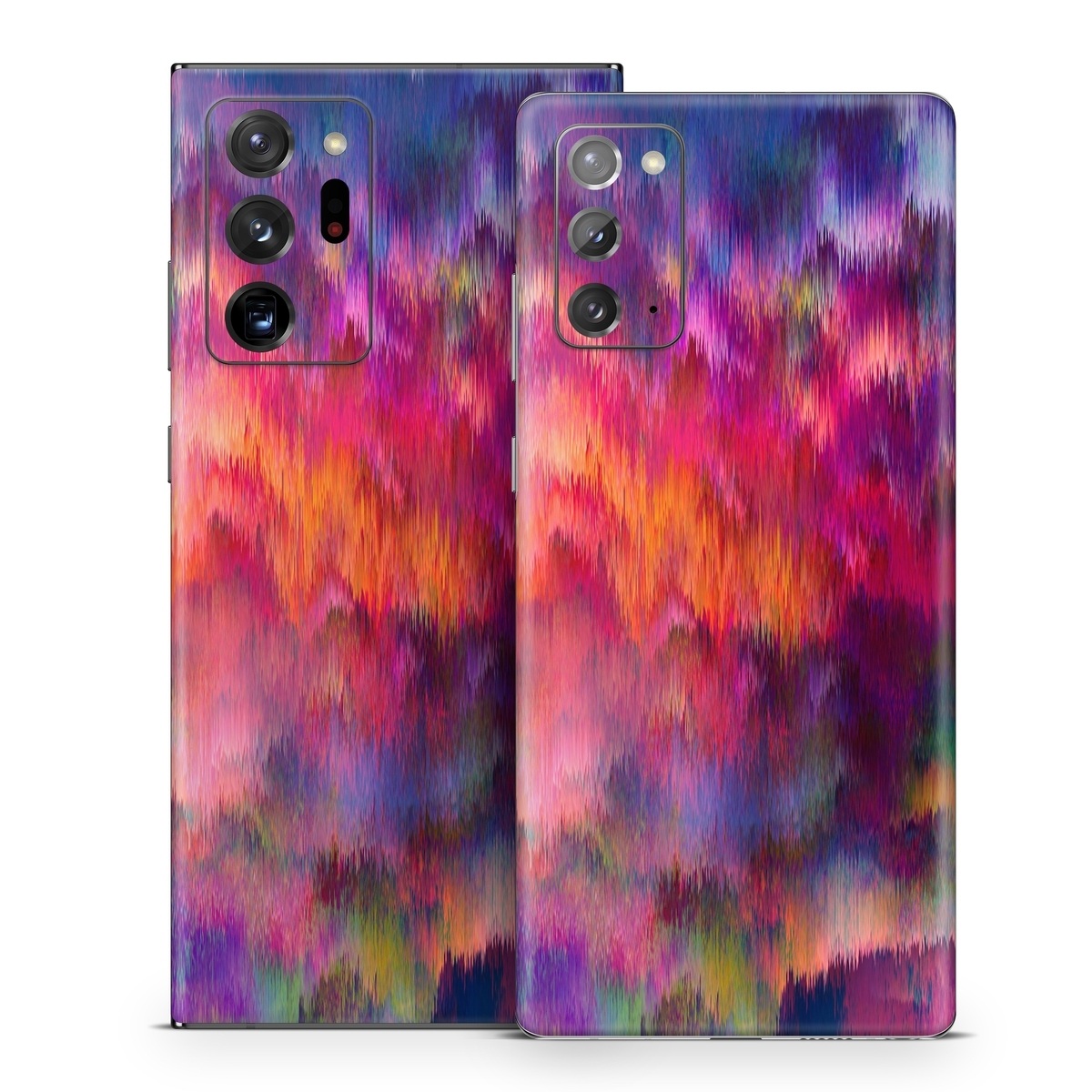 Samsung Galaxy Note 20 Series Skin design of Sky, Purple, Pink, Blue, Violet, Painting, Watercolor paint, Lavender, Cloud, Art, with red, blue, purple, orange, green colors