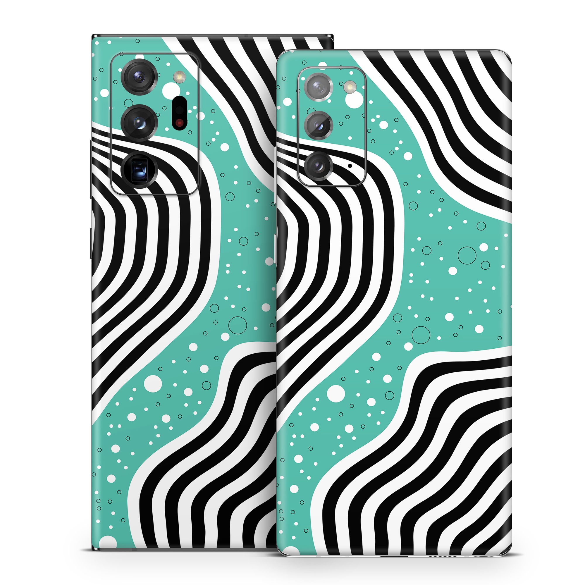 Samsung Galaxy Note 20 Series Skin design of White, Rectangle, Art, Line, Aqua, Pattern, Electric blue, Visual arts, Font, Graphics, with white, black, blue, green colors