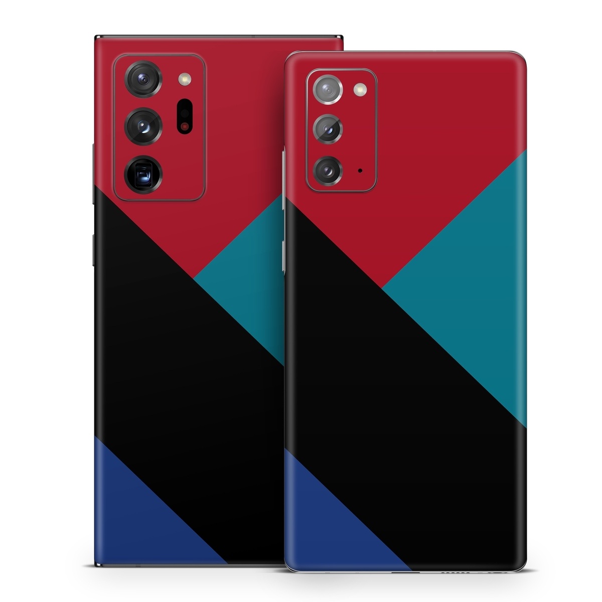Samsung Galaxy Note 20 Series Skin design of Blue, Green, Turquoise, Azure, Teal, Electric blue, Line, Pattern, Design, Graphic design, with black, blue, red colors