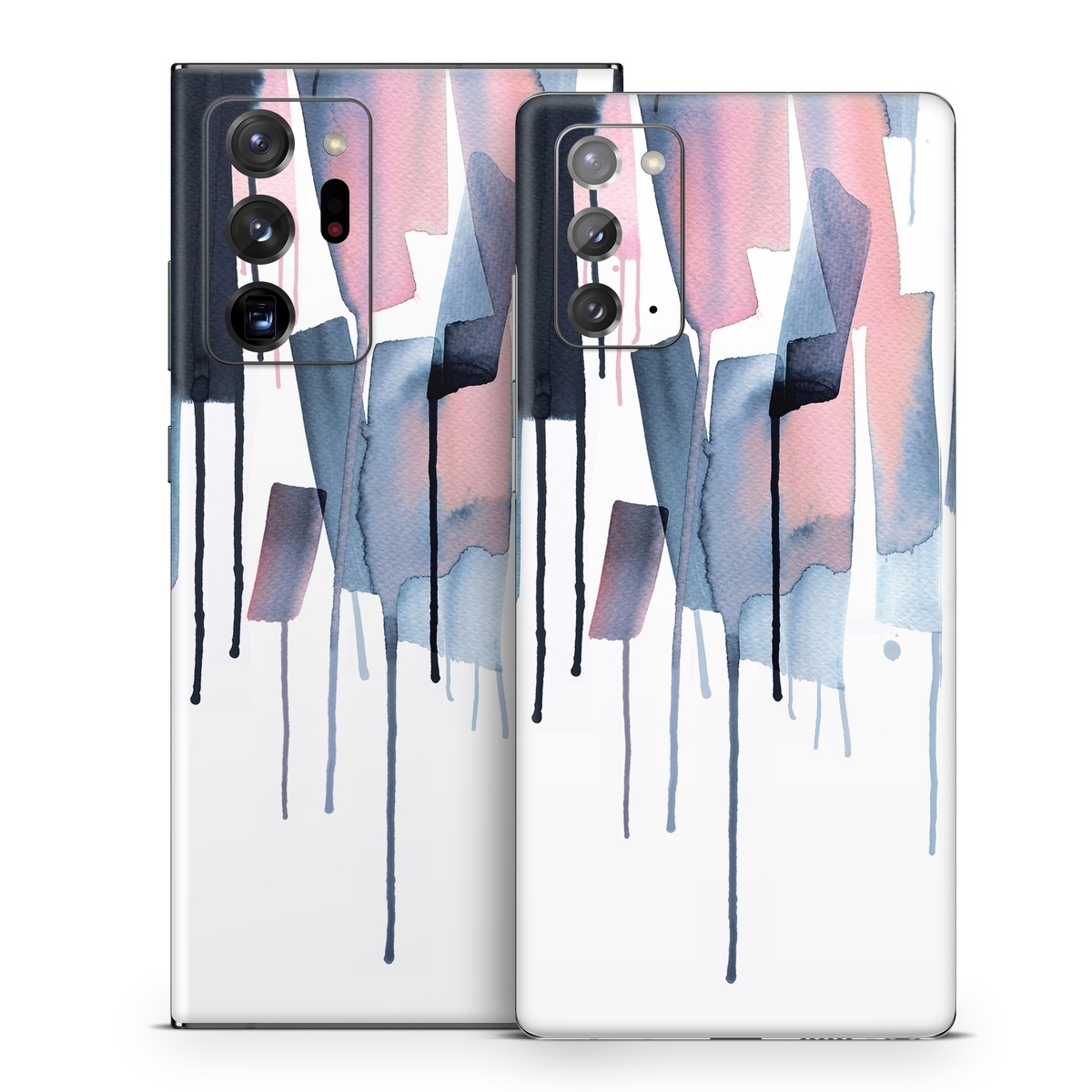 Samsung Galaxy Note 20 Series Skin design of Gesture, Snow, Art, Freezing, Material property, Font, Fashion design, Sportswear, Electric blue, Magenta, with white, blue, pink, black colors