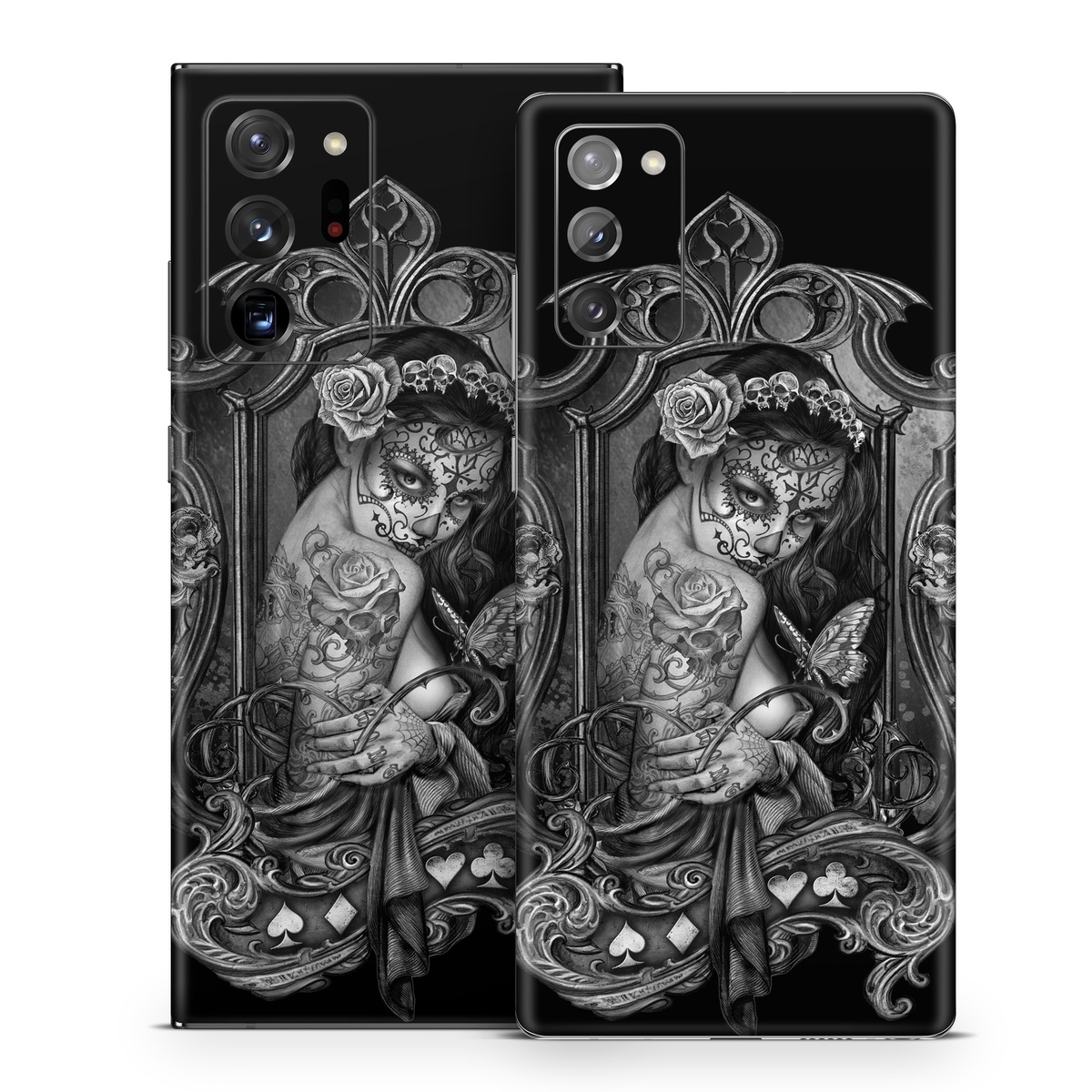 Samsung Galaxy Note 20 Series Skin design of Style, Art, Monochrome, Black-and-white, Monochrome Photography, Visual Arts, Illustration, Painting, Drawing, with black, white, gray colors