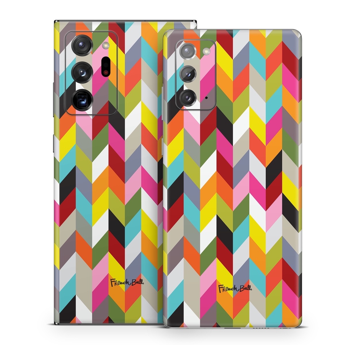 Samsung Galaxy Note 20 Series Skin design of Pattern, Orange, Line, Design, Graphic design, Tints and shades, Triangle, with red, green, gray, black, blue, purple colors