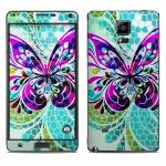 Butterfly Glass Galaxy Note 4 Skin