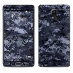 Digital Navy Camo Galaxy Note 4 Skin