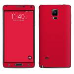 Solid State Red Galaxy Note 4 Skin