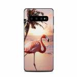 Flamingo Palm Samsung Galaxy S10 Skin