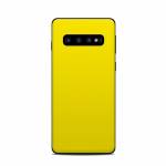 Solid State Yellow Samsung Galaxy S10 Skin