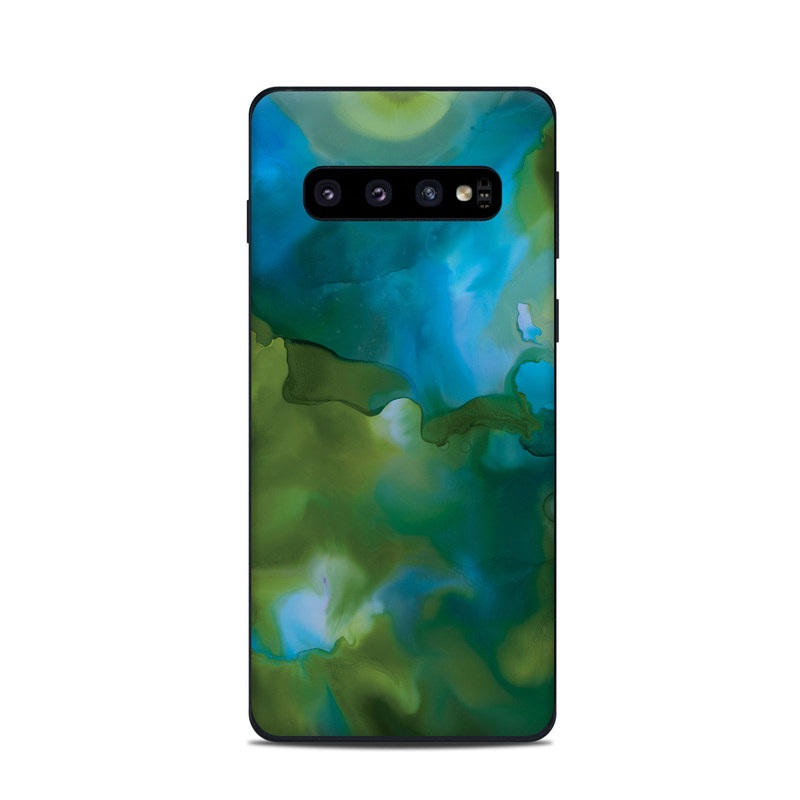Green ocean blur Samsung S10 Case