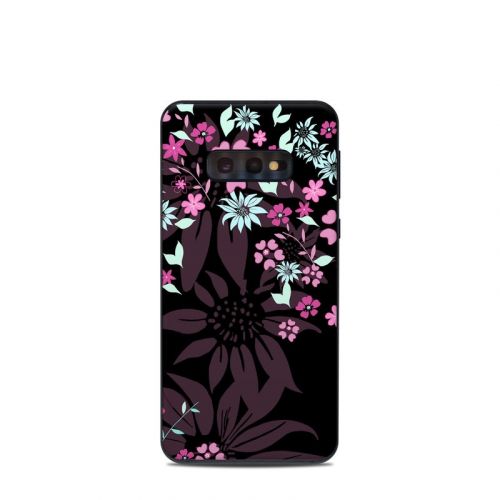 Dark Flowers Samsung Galaxy S10e Skin