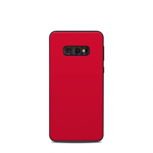 Solid State Red Samsung Galaxy S10e Skin