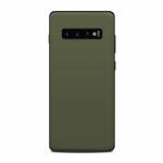 Solid State Olive Drab Samsung Galaxy S10 Plus Skin